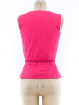 Yves Saint Laurent Fuchsia Bustier Top Top arcadeshops.com