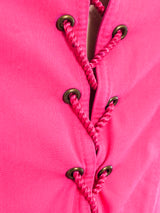 Yves Saint Laurent Fuchsia Bustier Top Top arcadeshops.com
