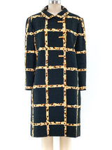 Donald Brooks Bamboo Print Coat Outerwear arcadeshops.com