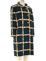 Donald Brooks Bamboo Print Coat Outerwear arcadeshops.com