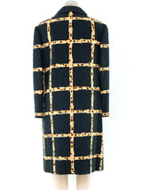 Donald Brooks Bamboo Print Coat Outerwear arcadeshops.com