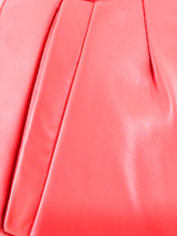 Coral Leather Pants Bottom arcadeshops.com