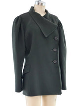 Oscar de la Renta Wool Crepe Jacket Jacket arcadeshops.com