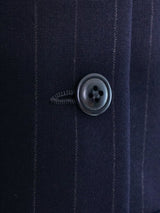 Norma Kamali Pinstripe Coat Dress Dress arcadeshops.com