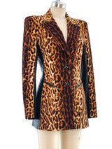 Escada Leopard Print Blazer Jacket arcadeshops.com