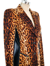 Escada Leopard Print Blazer Jacket arcadeshops.com