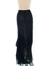 Dolce and Gabbana Silk Chiffon Skirt Bottom arcadeshops.com