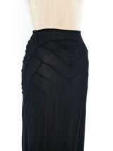 Dolce and Gabbana Silk Chiffon Skirt Bottom arcadeshops.com