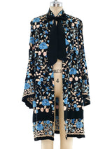1920's Hand Embroidered Floral Jacket Jacket arcadeshops.com