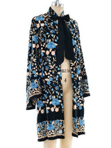 1920's Hand Embroidered Floral Jacket Jacket arcadeshops.com