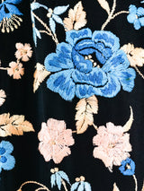 1920's Hand Embroidered Floral Jacket Jacket arcadeshops.com