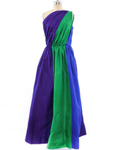 Givenchy Colorblock Taffeta Gown Dress arcadeshops.com