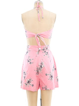 Bubblegum Floral Beach Ensemble Suit arcadeshops.com