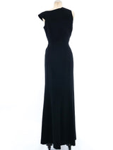 Thierry Mugler Asymmetrical Gown Dress arcadeshops.com
