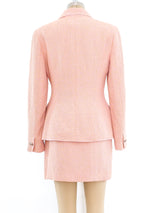 Chanel Pink Tweed Suit Suit arcadeshops.com