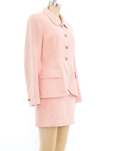 Chanel Pink Tweed Suit Suit arcadeshops.com