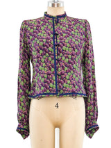 Ungaro Berry Print Silk Jacket Jacket arcadeshops.com