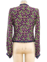 Ungaro Berry Print Silk Jacket Jacket arcadeshops.com