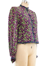 Ungaro Berry Print Silk Jacket Jacket arcadeshops.com