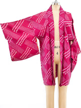 Raspberry Shibori Kimono Jacket arcadeshops.com