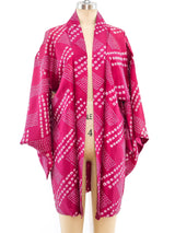 Raspberry Shibori Kimono Jacket arcadeshops.com