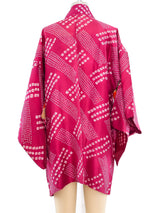 Raspberry Shibori Kimono Jacket arcadeshops.com
