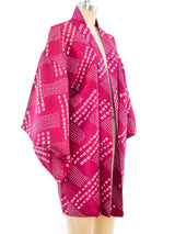 Raspberry Shibori Kimono Jacket arcadeshops.com