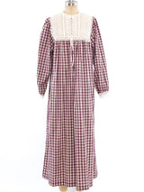 Christian Dior Plaid Night Dress Dress arcadeshops.com