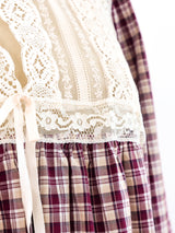 Christian Dior Plaid Night Dress Dress arcadeshops.com