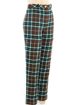 Chanel Plaid Utility Pant Bottom arcadeshops.com