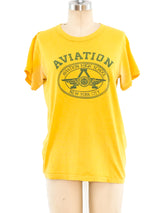 Aviation School Tee T-shirt arcadeshops.com