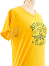 Aviation School Tee T-shirt arcadeshops.com