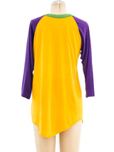 Mardi Gras Colorblock Raglan Tee T-shirt arcadeshops.com