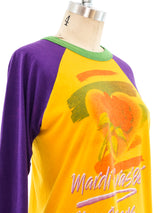Mardi Gras Colorblock Raglan Tee T-shirt arcadeshops.com