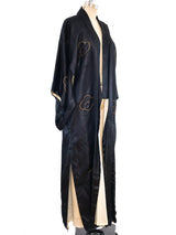 Dragon Embroidered Satin Robe Jacket arcadeshops.com