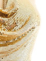 Gold Metal Mesh Ensemble Suit arcadeshops.com