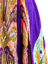 Scarf Printed Palazzo Pants Bottom arcadeshops.com