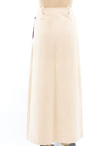 Colorblock Patch Pocket Maxi Skirt Bottom arcadeshops.com