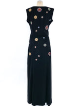 Traina Norell Embellished Sleeveless Dress Dress arcadeshops.com