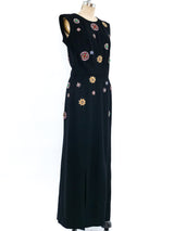 Traina Norell Embellished Sleeveless Dress Dress arcadeshops.com