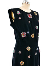 Traina Norell Embellished Sleeveless Dress Dress arcadeshops.com