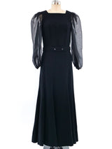 Courreges Balloon Sleeve Gown Dress arcadeshops.com