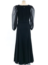 Courreges Balloon Sleeve Gown Dress arcadeshops.com