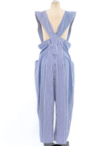 Mixed Hickory Striped Overalls Suit arcadeshops.com