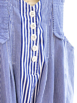 Mixed Hickory Striped Overalls Suit arcadeshops.com