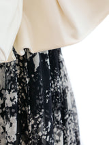 Floral Chiffon Maxi with Oversized Bow Dress arcadeshops.com
