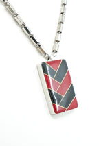 Lanvin Enamel Pendant Necklace Accessory arcadeshops.com