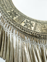 Bell Fringe Etched Collar Necklace Accessory arcadeshops.com