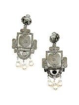 Lawrence Vrba Deco Style Chandelier Earrings Accessory arcadeshops.com