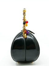 Patent Beaded Handle Bag Accessory arcadeshops.com